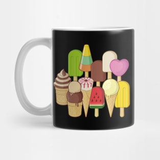 Ice Cream Icons Mug